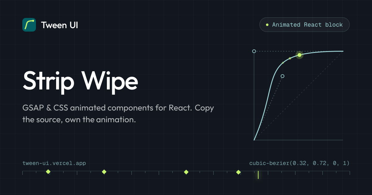 Strip Wipe · Tween UI
